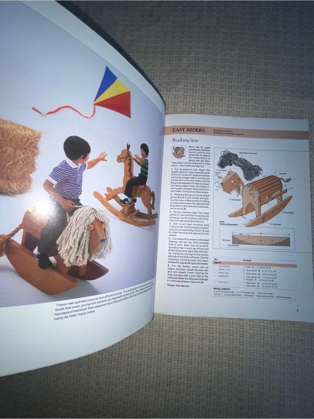 Sunset Children's Furniture Catalog DIY Woodworking Book